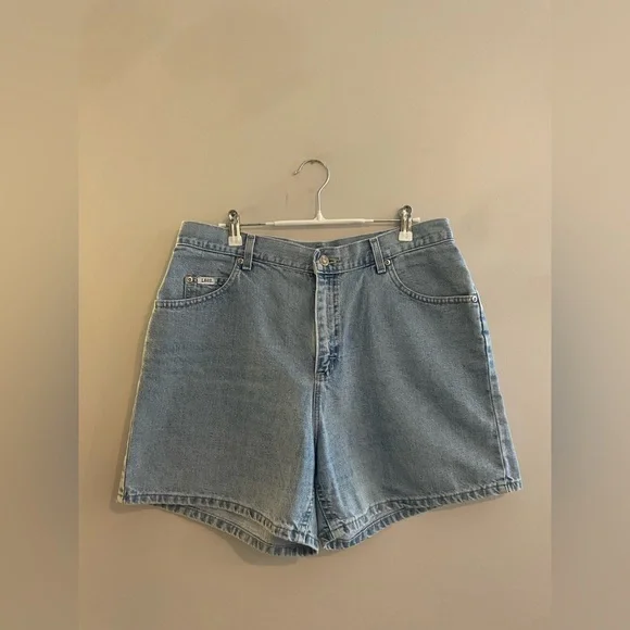 Lee Original Medium Wash Jean Denim Shorts - Picture 1 of 5